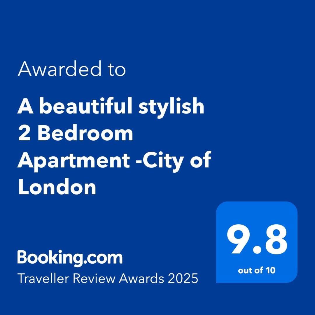 A Beautiful Stylish 2 Bedroom Apartment -City Of London Exterior foto